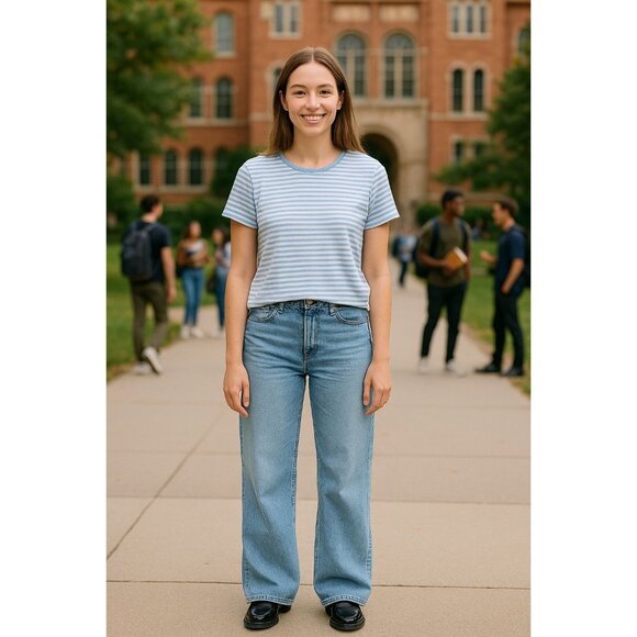 Madewell The Vernon Loafer Women's 8 True Black Polished Leather Slip-On Shoes - Picture 4 of 16